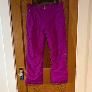 Columbia Magenta Snow Pants